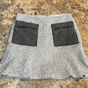 Ann Taylor Tweed flare skirt size 6
